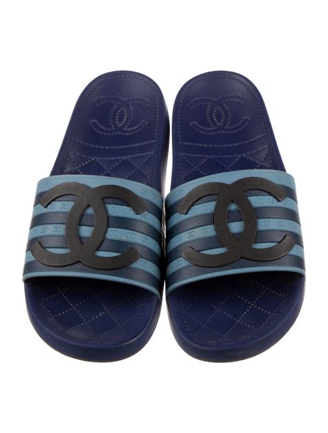 chanel rubber slides 2018|chanel cold trip slide sandals.